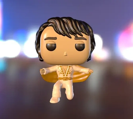 funko elvis presley 3d modelos descargar crealidad nube 3d print model - Mito3D