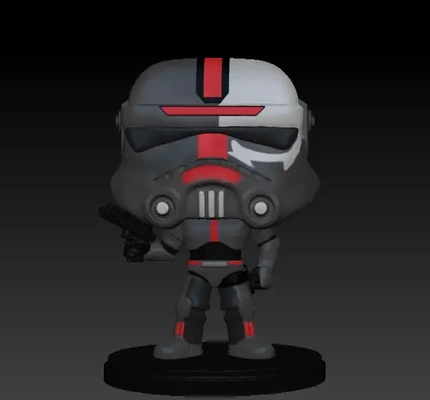 funko cazador malo lote 3d modelos descargar crealidad nube 3d print model - Mito3D