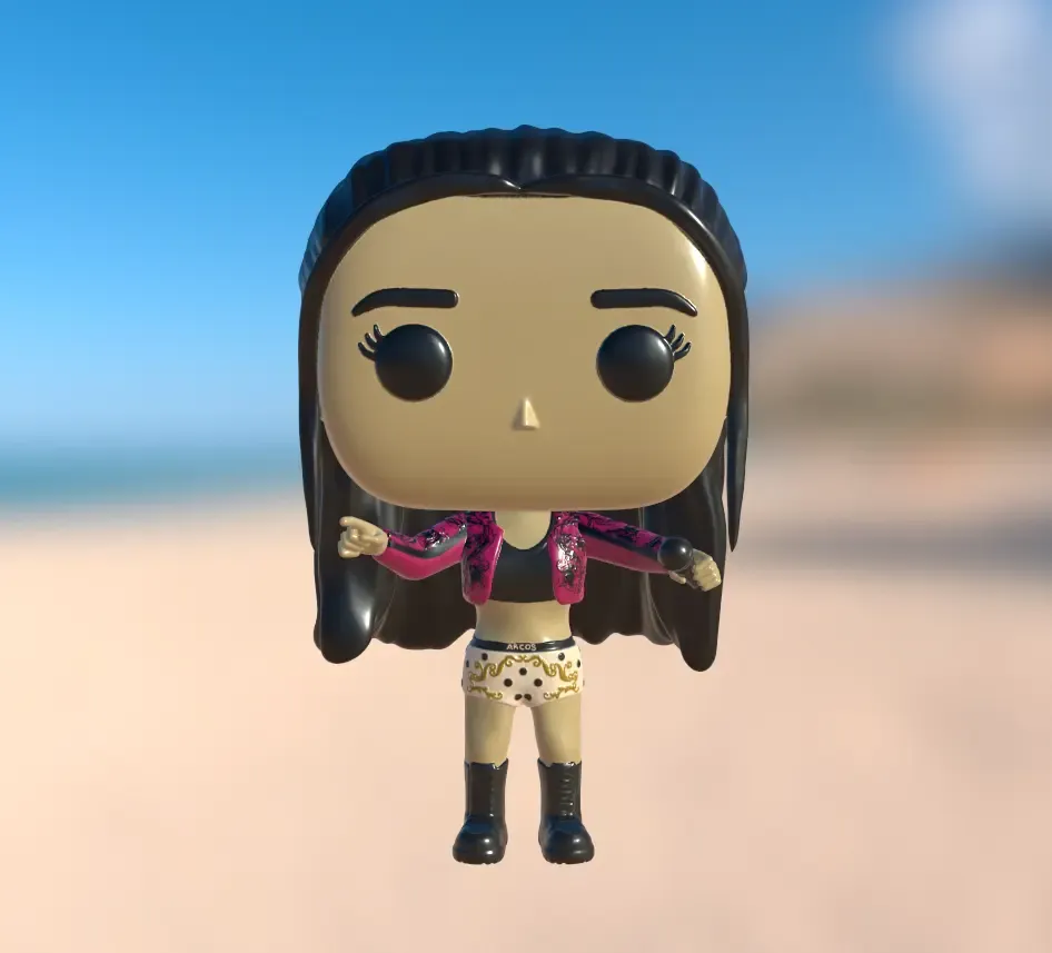 funko indien martinez 3d modelle download realität wolke 3D print model - Mito3D