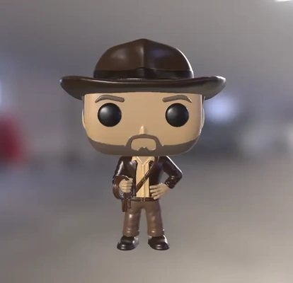 funko indiana jones 3d modelle download realität wolke 3d print model - Mito3D