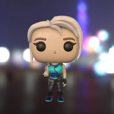 funko jett valoroso 3d modelos baixar crialidade nuvem 3d print model - Mito3D