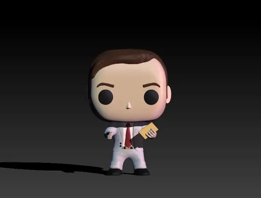 funko jimmy mcgill 3d modeller indir creality bulut 3d print model - Mito3D