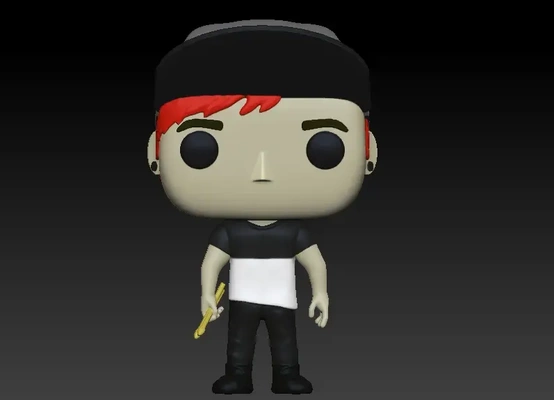 funko josh 21 pilotes 3d modèles télécharger créalité nuage 3d print model - Mito3D