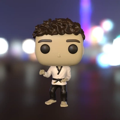 funko karatê 3d modelos baixar crialidade nuvem 3d print model - Mito3D