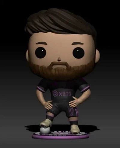 funko messi arası miami 2 3d modeller indir creality bulut 3d print model - Mito3D