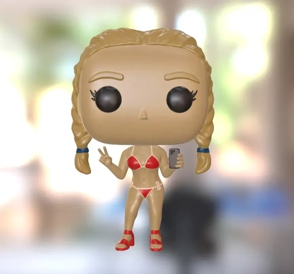 funko mujer bikini 3d modeller indir creality bulut 3d print model - Mito3D