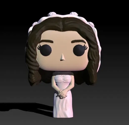 funko novia 3d modelos descargar crealidad nube 3d print model - Mito3D