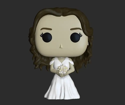 funko novia 3d modelos descargar crealidad nube 3d print model - Mito3D