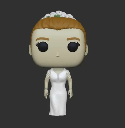 funko novia 3d modelos descargar crealidad nube 3d print model - Mito3D