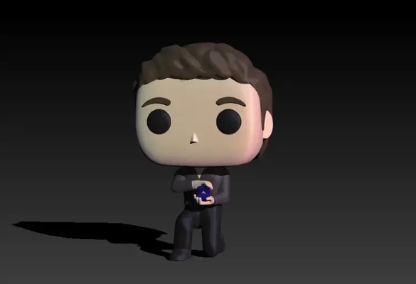 funko novio 3d modelos descargar crealidad nube 3d print model - Mito3D