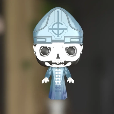 funko papa ghost 3d models download creality cloud 3d print model - Mito3D