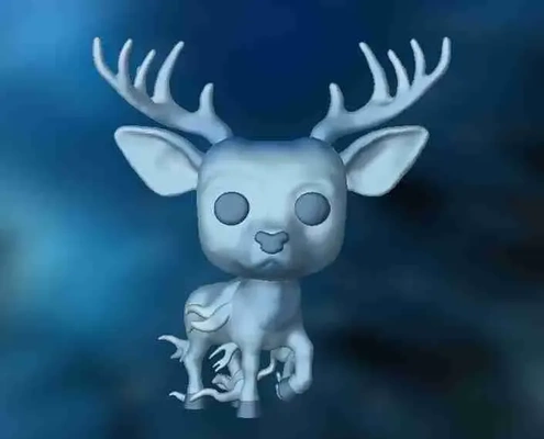 funko patrón alce 3d modelos descargar crealidad nube 3d print model - Mito3D