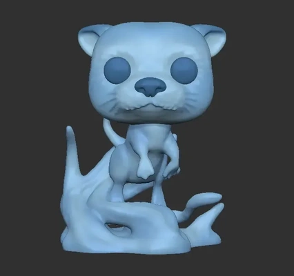 funko patrón nutria 3d modelos descargar crealidad nube 3d print model - Mito3D