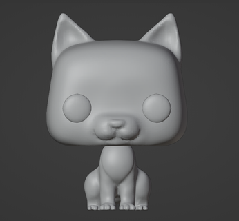 funko Pop Katze 3d print model - Mito3D