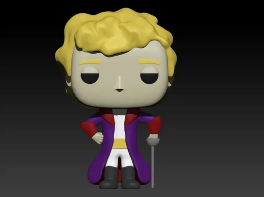 funko pequeno príncipe 3d modelos baixar crialidade nuvem 3d print model - Mito3D