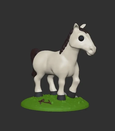 funko sardinha caballo bruxo 3d modelos baixar crialidade nuvem 3d print model - Mito3D