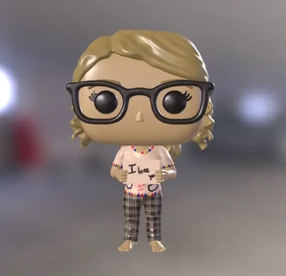 funko taylor rápido 3d modelos baixar crialidade nuvem 3d print model - Mito3D