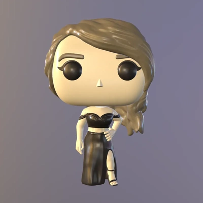 funko vestido fiesta 3d models download creality cloud 3d print model - Mito3D