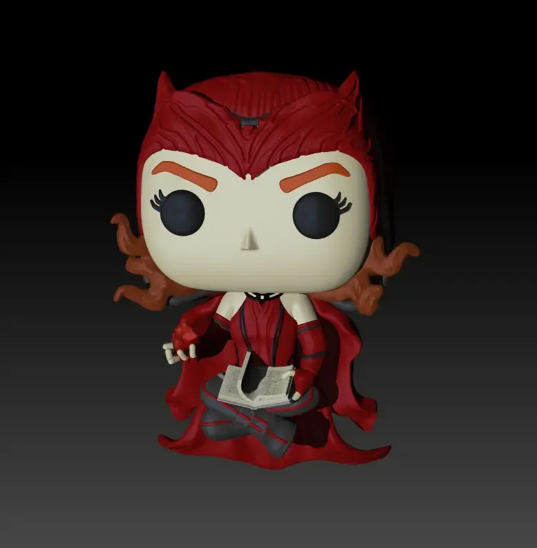 funko wanda tenebroso 3d modelos descargar crealidad nube 3D print model - Mito3D