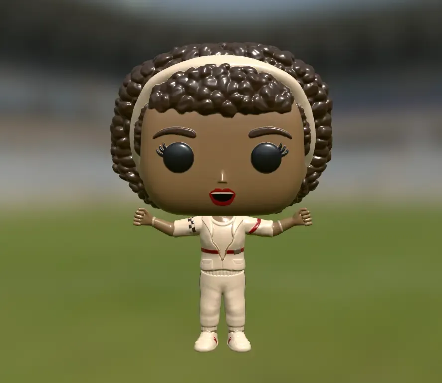 funko whitney houston 3d modelos baixar crialidade nuvem 3D print model - Mito3D