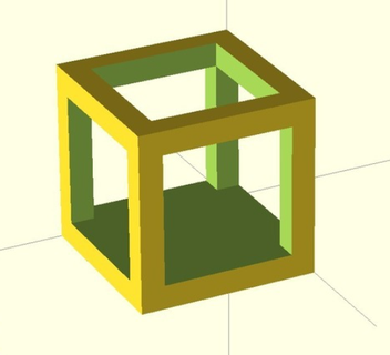 froussard creux étalonnage cube atelier outils 3d print model - Mito3D