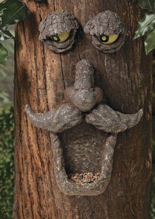 funny tree face man Nature & Plants 3d print model - Mito3D