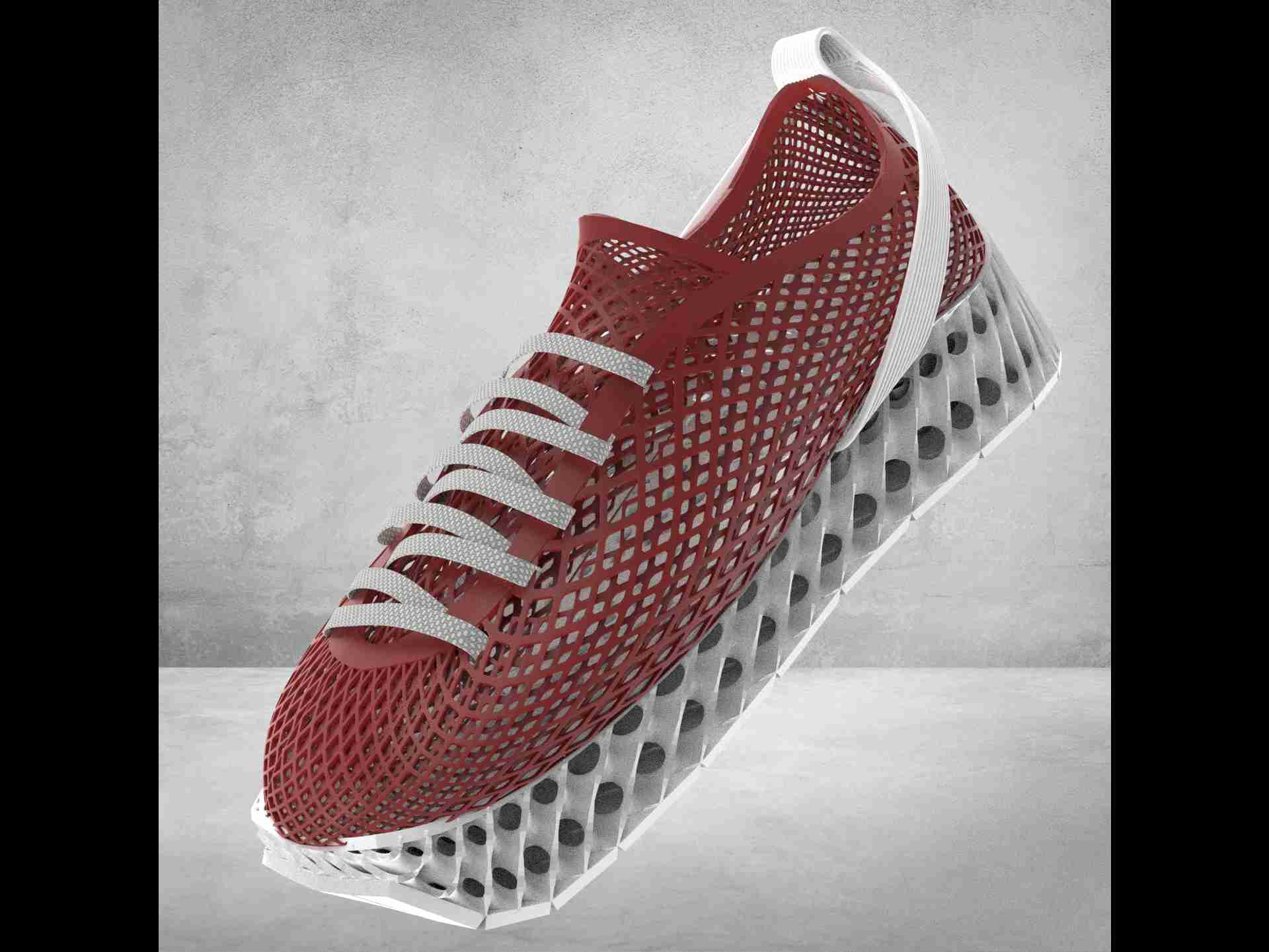 fusion ultraléger chaussure chaussures accessoires 3D print model - Mito3D