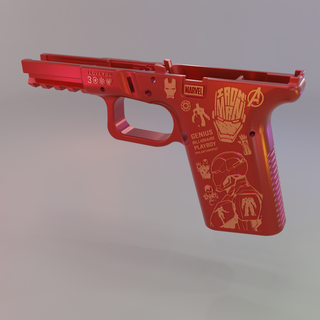 g19 glock frame ironman 3d models download creality cloud toys & games 3d print model - Mito3D