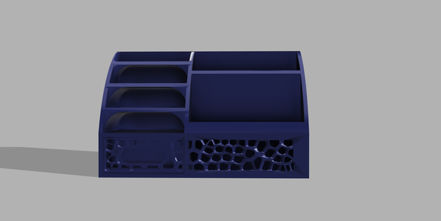 g3d voronoi pen holder desk organizer Household 3d print model - Mito3D