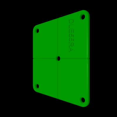 gabarito dle55ra 3d modelos baixar crialidade nuvem 3d print model - Mito3D