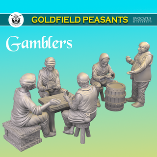 Spieler Goldfeld Bauern Spielzeuge Spiele 3d print model - Mito3D