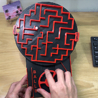 gioco labirinto corridore ruote 3d print model - Mito3D