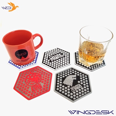 game of thrones - drink coasters 3d models download creality cloud cups & mugs 3d print model - Mito3D