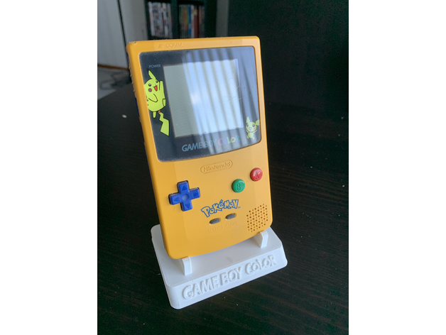 gameboy color estante soporte rompecabezas Brain teasers 3D print model - Mito3D