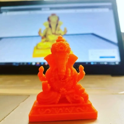 ganesh ji 3d modelli scarica creality nube 3d print model - Mito3D