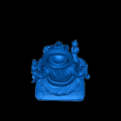 ganesh statue 3d modèles télécharger créalité nuage 3d print model - Mito3D