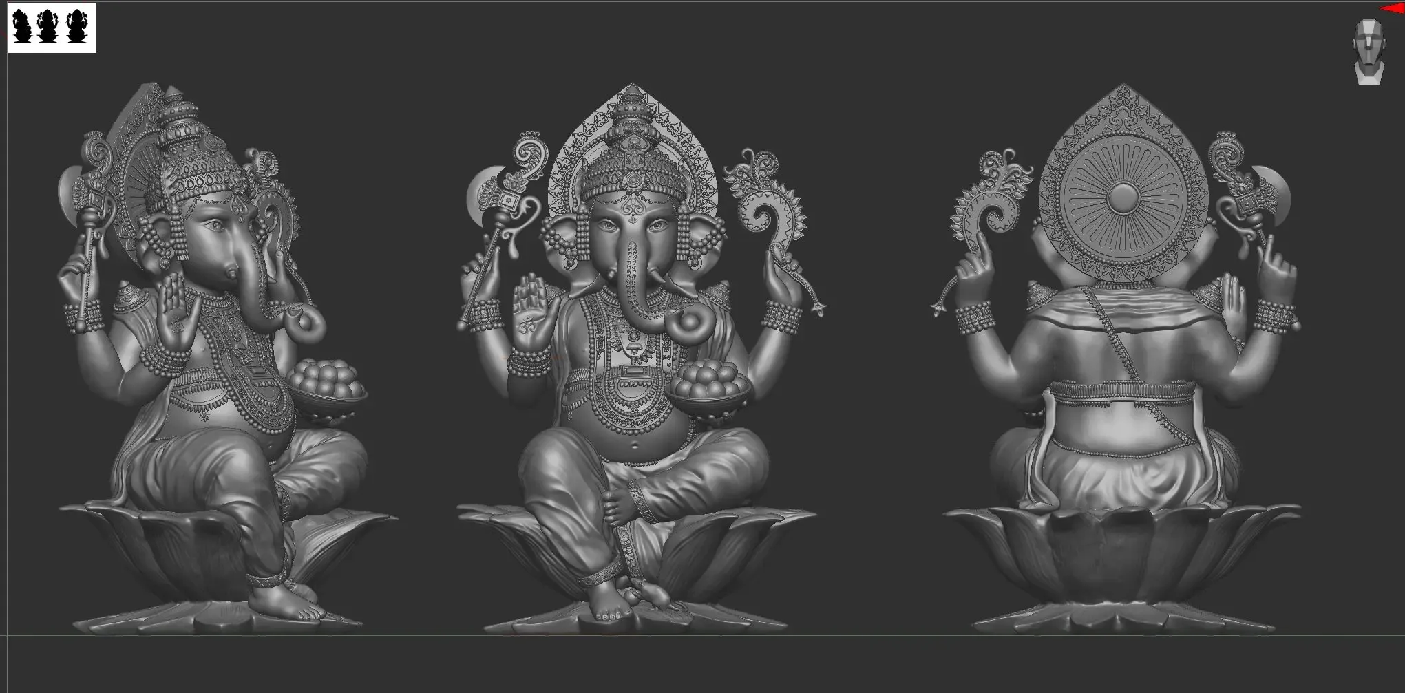 ganesha 3d modeller indir creality bulut 3D print model - Mito3D