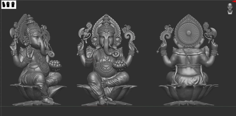 ganesha 3d modeller indir creality bulut 3d print model - Mito3D