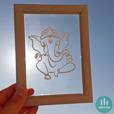 ganesha sanat duvar 3d modeller indir creality bulut 3d print model - Mito3D