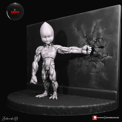 gantz alieno lento 3d modelli scarica creality nube 3d print model - Mito3D