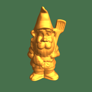 garden gnome chef Characters 3d print model - Mito3D