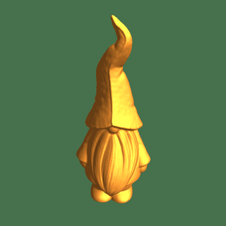 jardin gnome longue chapeau personnages 3d print model - Mito3D