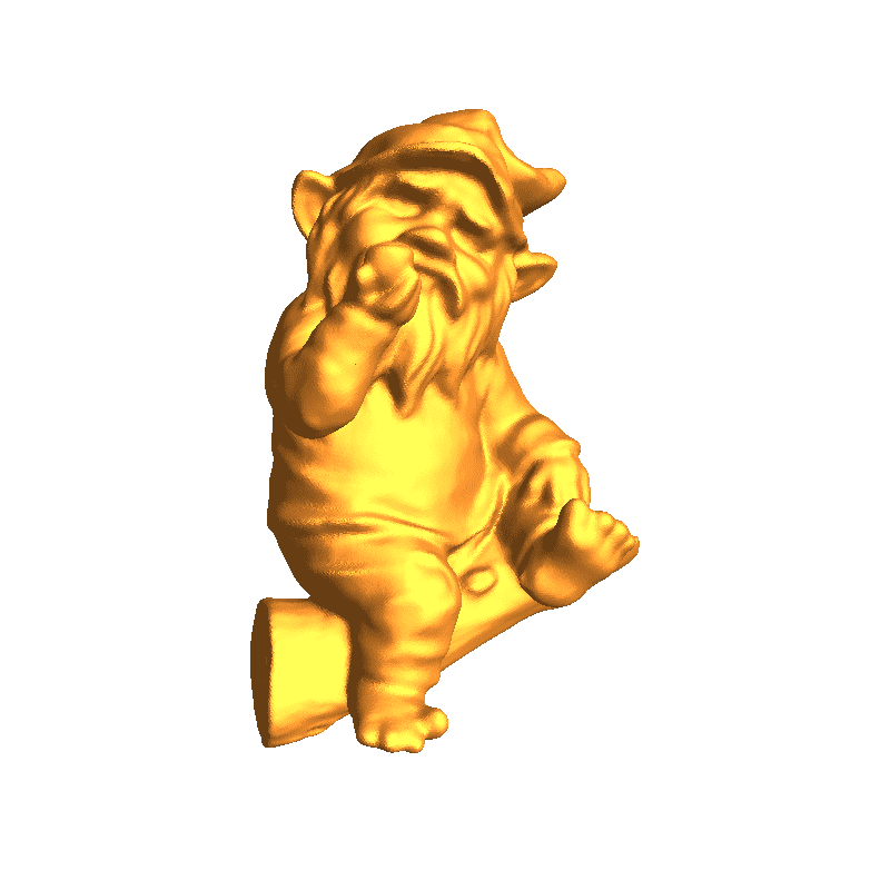 jardin gnome arbre branche personnages 3D print model - Mito3D