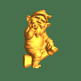 garden gnome tree branch Characters 3d print model - Mito3D