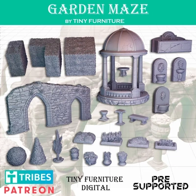 garten matze 3d modelle download realität wolke 3d print model - Mito3D