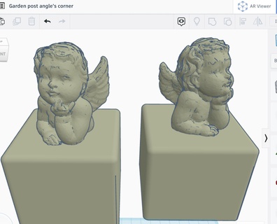 garden post protection angles Others 3d print model - Mito3D