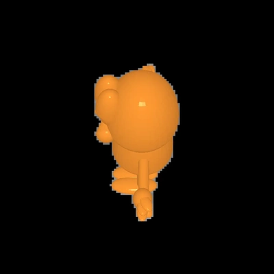 garfield 3d modelle download realität wolke 3d print model - Mito3D