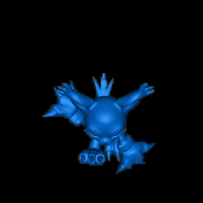 gatomon 3d models download creality cloud 3d print model - Mito3D