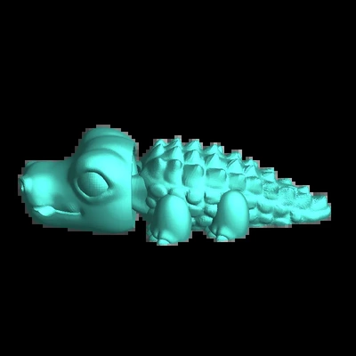 alligatorwithhole 3d modèles télécharger créalité nuage 3d print model - Mito3D