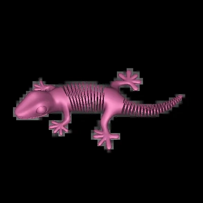 gecko 3d modelos baixar crialidade nuvem 3d print model - Mito3D